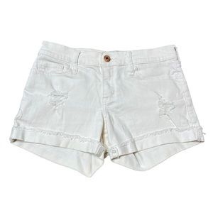 Abercrombie & Fitch distressed jean shorts